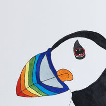 Indlæs billede til gallerivisning Elskeren&lt;br&gt;Rainbow Edition&lt;br&gt;50x70 cm.&lt;br&gt;Originalt værk&lt;br&gt;(2022)
