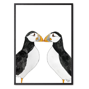 De Elskende<br>Flere varianter<br>Nummereret kunst-print
